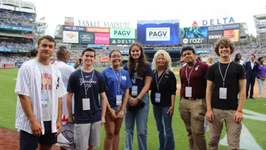 High School Blood Drive Champions Honored at Yankee Stadium