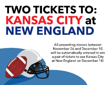 Enter to win Chiefs football tickets! - Community Blood Center