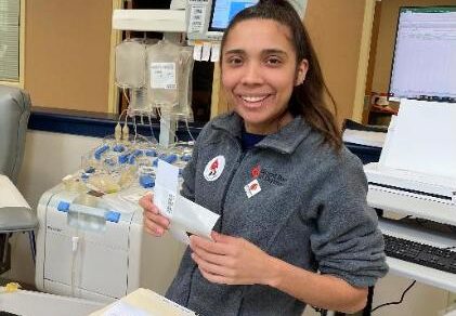 Faces of BBD: Blood Collection Tech Leena Dalton dashes with customer service