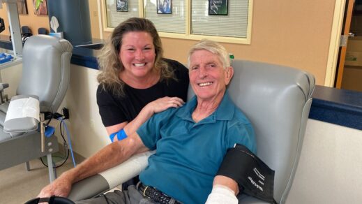 Eric Mayer becomes first man to donate 500 platelets at Blood Bank of Delmarva